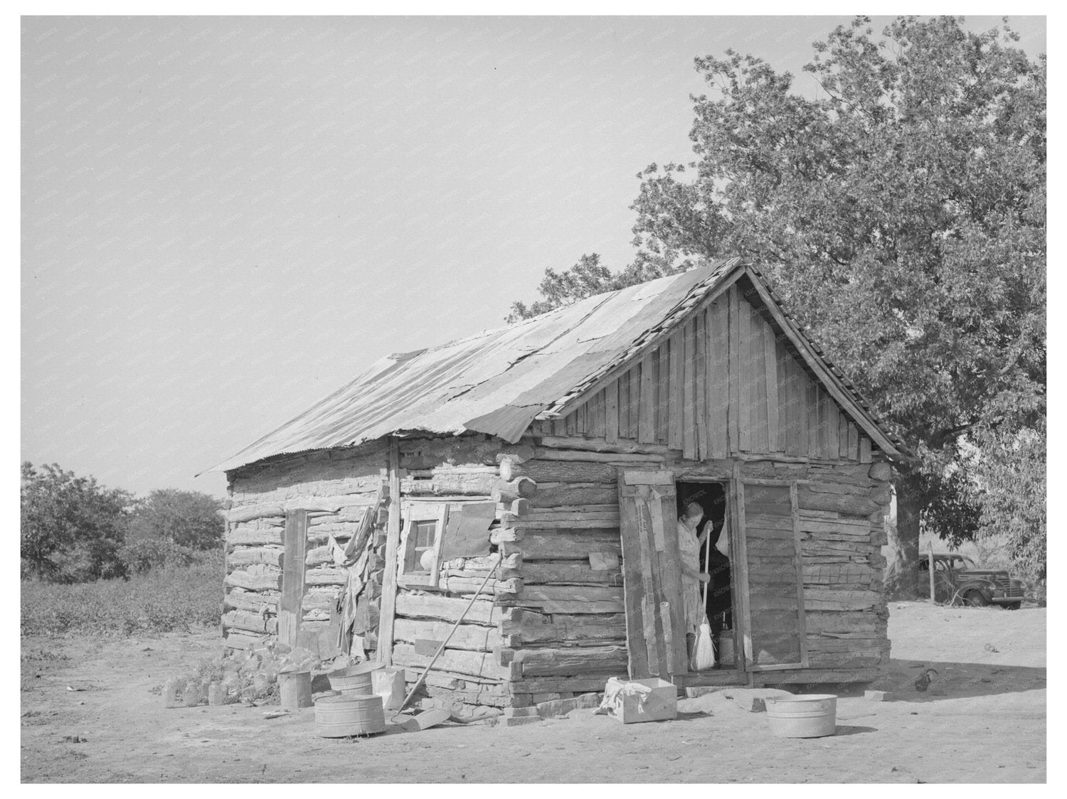 Tenant Farmer Home McIntosh County Oklahoma 1939