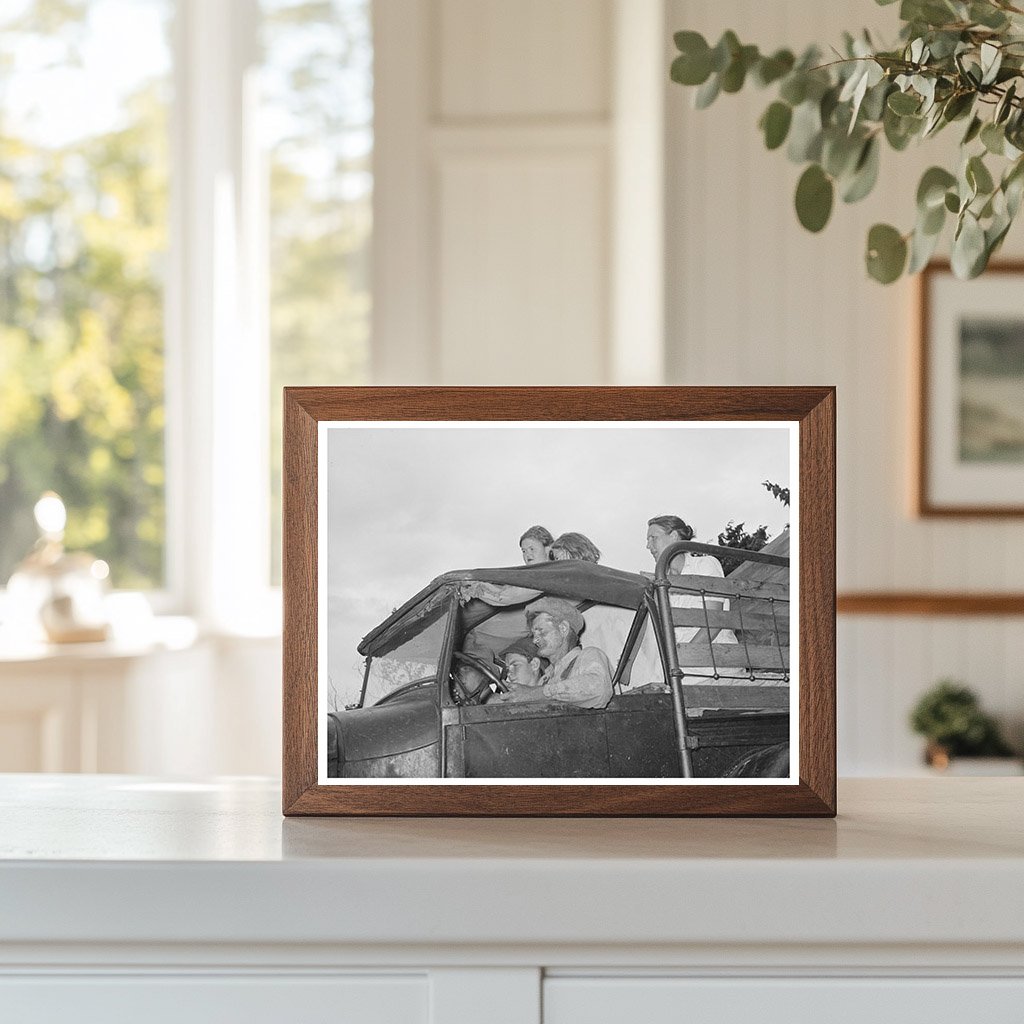 Migrant Family Traveling to California July 1939