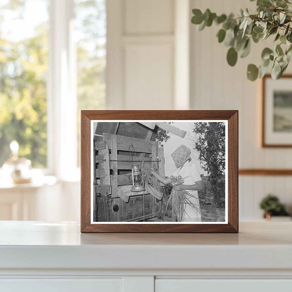 Freshly Harvested Vegetables in Muskogee Oklahoma 1939