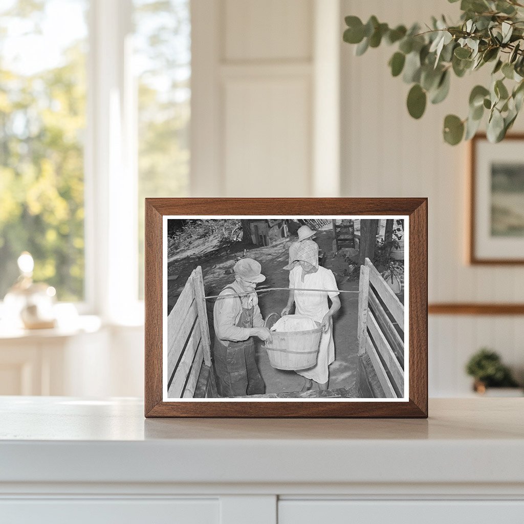 Migrant Family Loading Truck Muskogee Oklahoma 1939