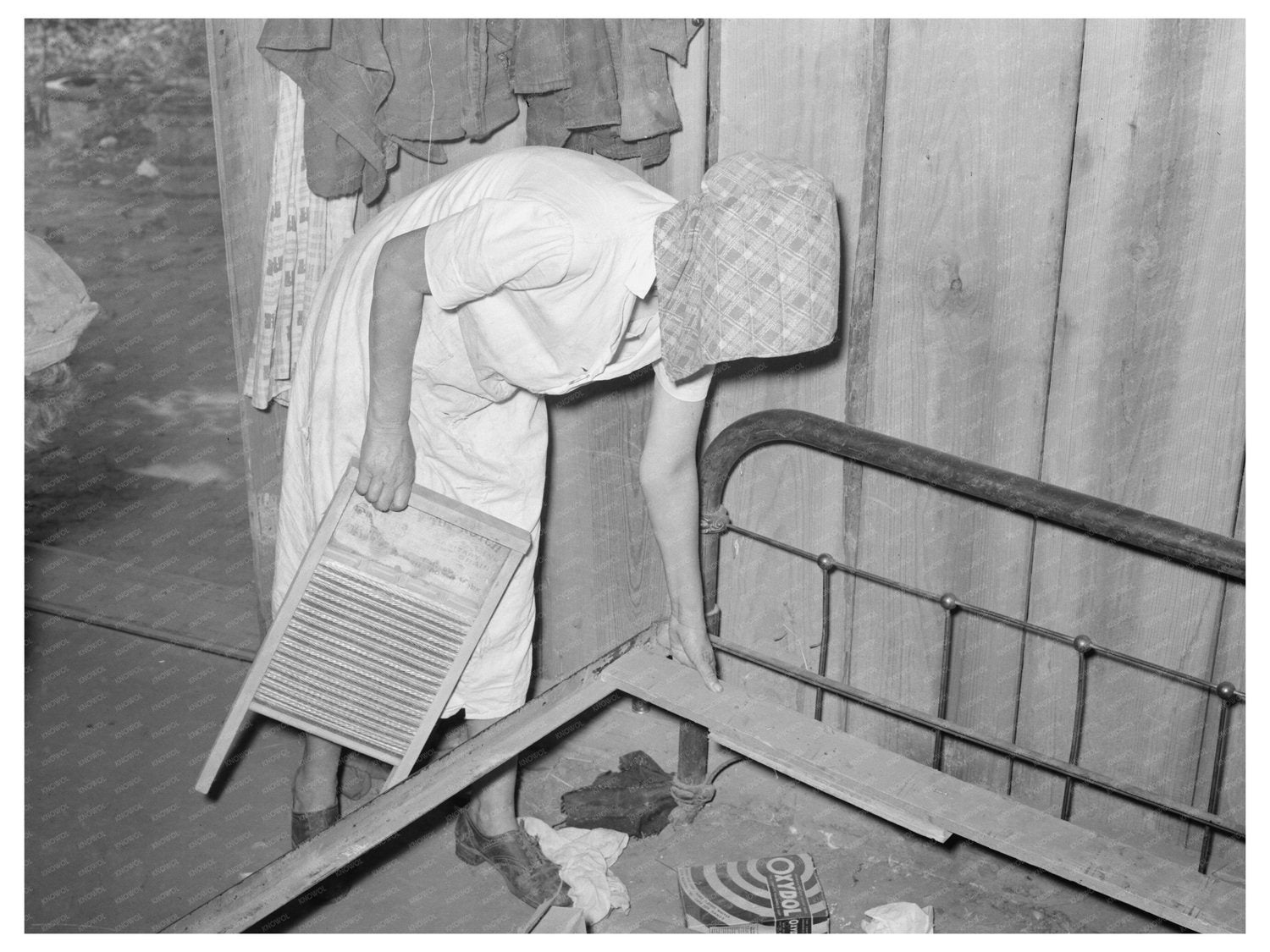 1939 Vintage Photo of Migrant Family Leaving Oklahoma for California