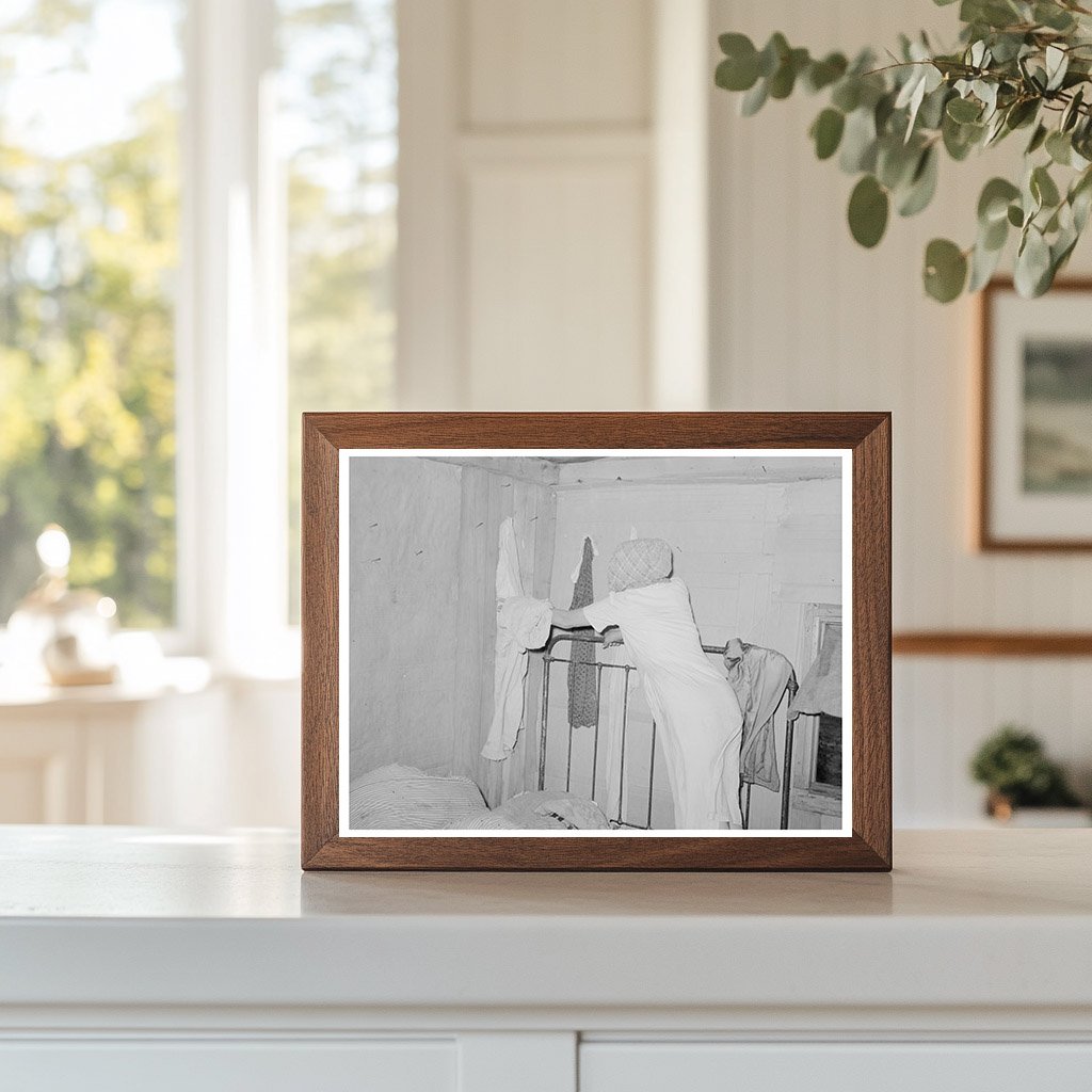 Migrant Home Interior in Oklahoma July 1939