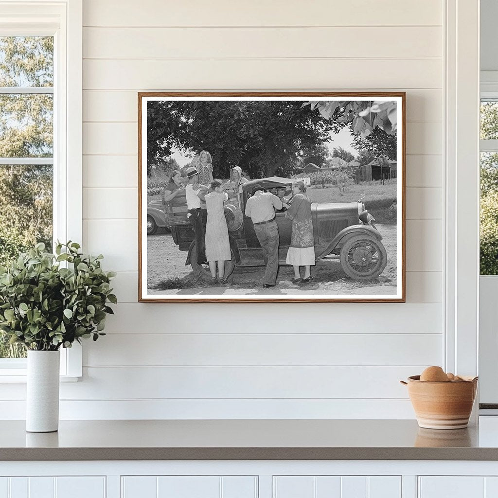 Elmer Thomas Family Farewell in Muskogee 1939