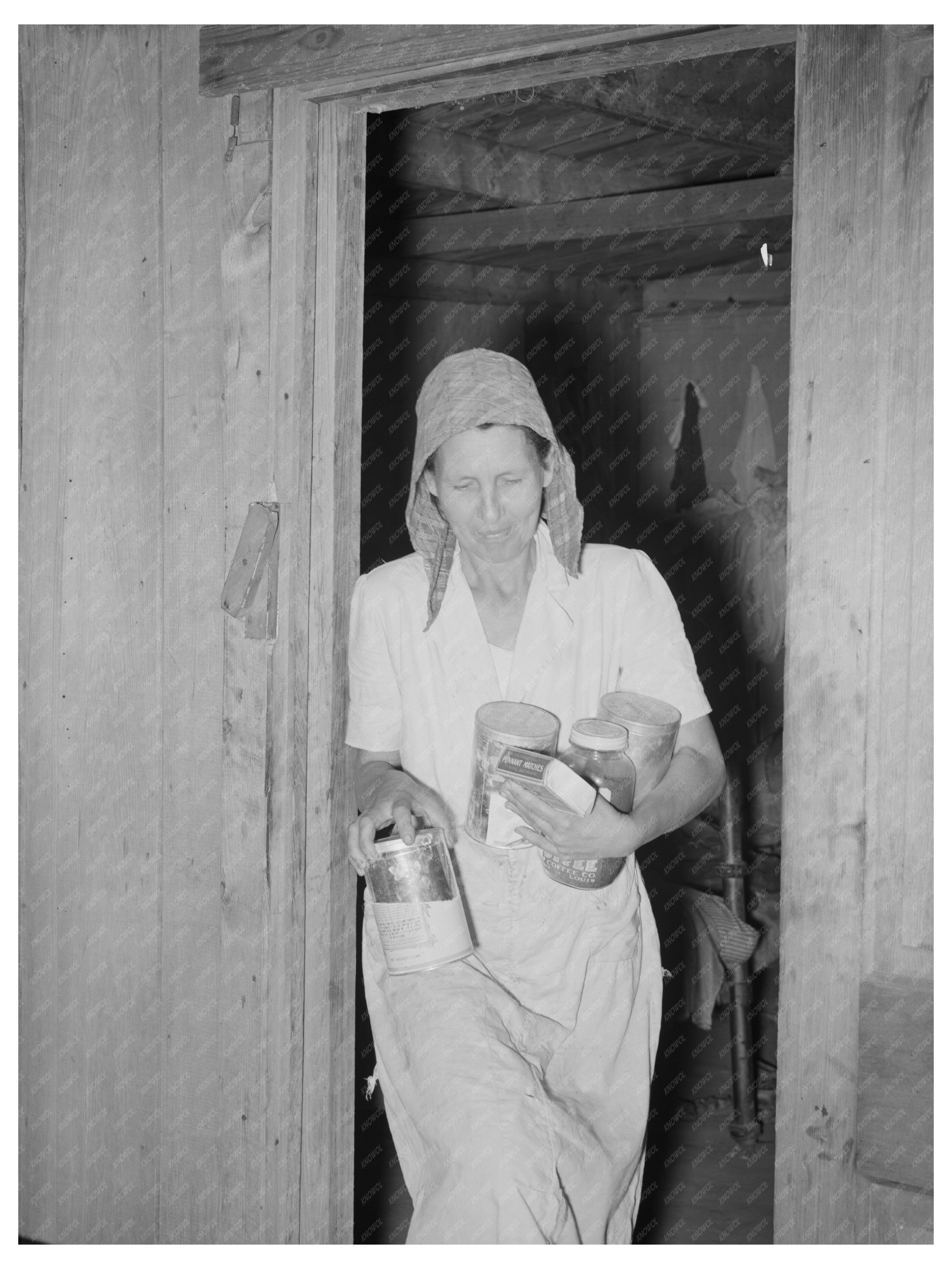 Migrant Family Packing for Journey in Oklahoma 1939