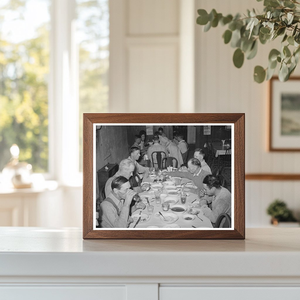 Family Dinner at Restaurant in Muskogee Oklahoma July 1939