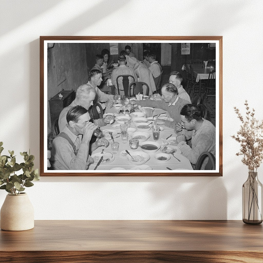 Family Dinner at Restaurant in Muskogee Oklahoma July 1939