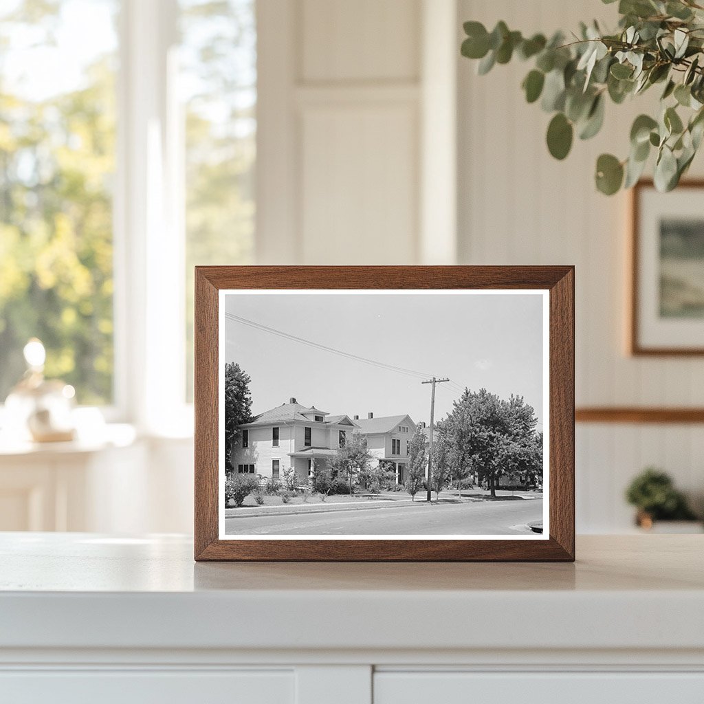 Muskogee Oklahoma Houses July 1939 Historical Photo