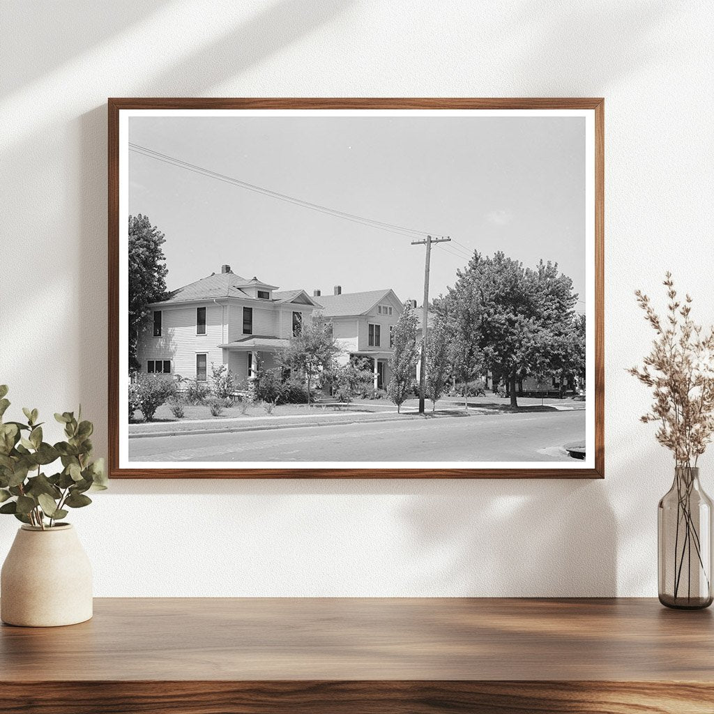 Muskogee Oklahoma Houses July 1939 Historical Photo