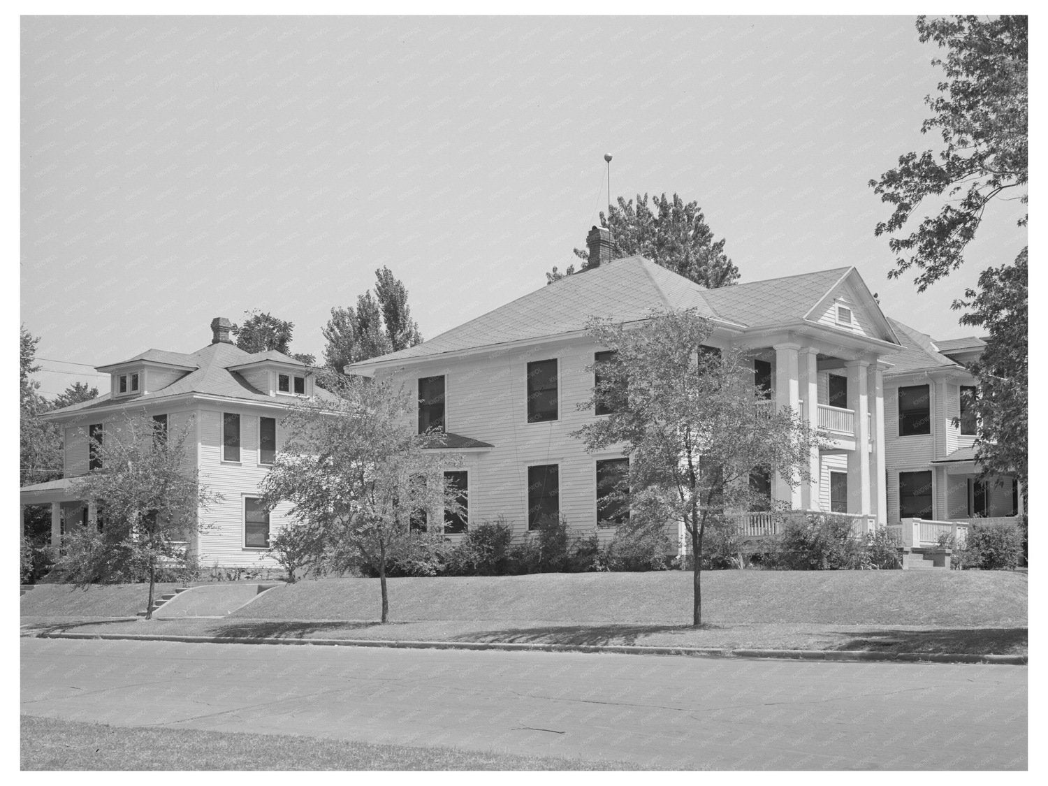 Vintage Houses in Muskogee Oklahoma July 1939
