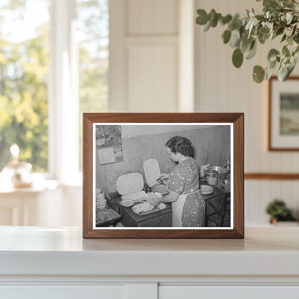 Muskogee Restaurant Scene July 1939 Vintage Image