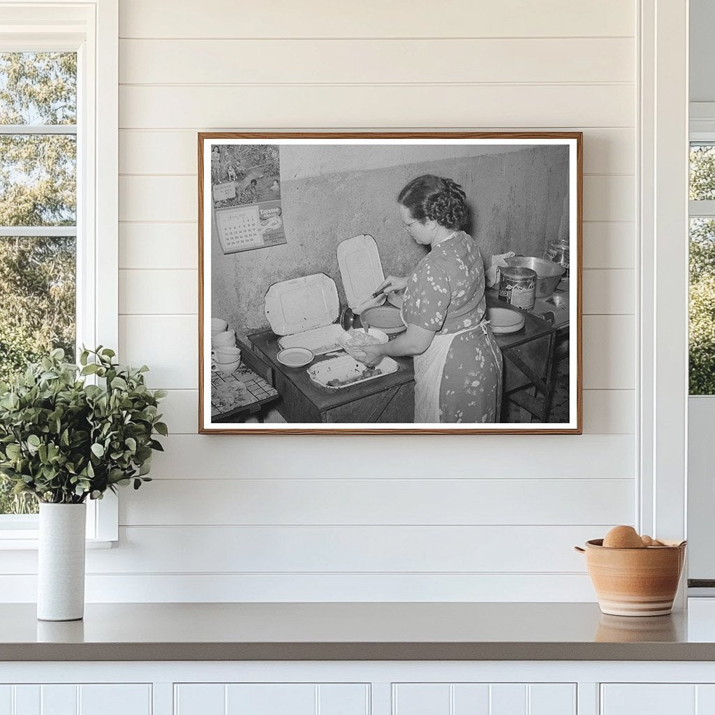 Muskogee Restaurant Scene July 1939 Vintage Image