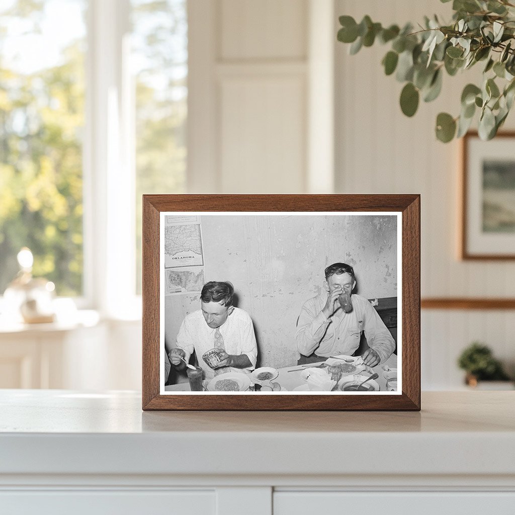 Vintage Dining in Muskogee Oklahoma July 1939