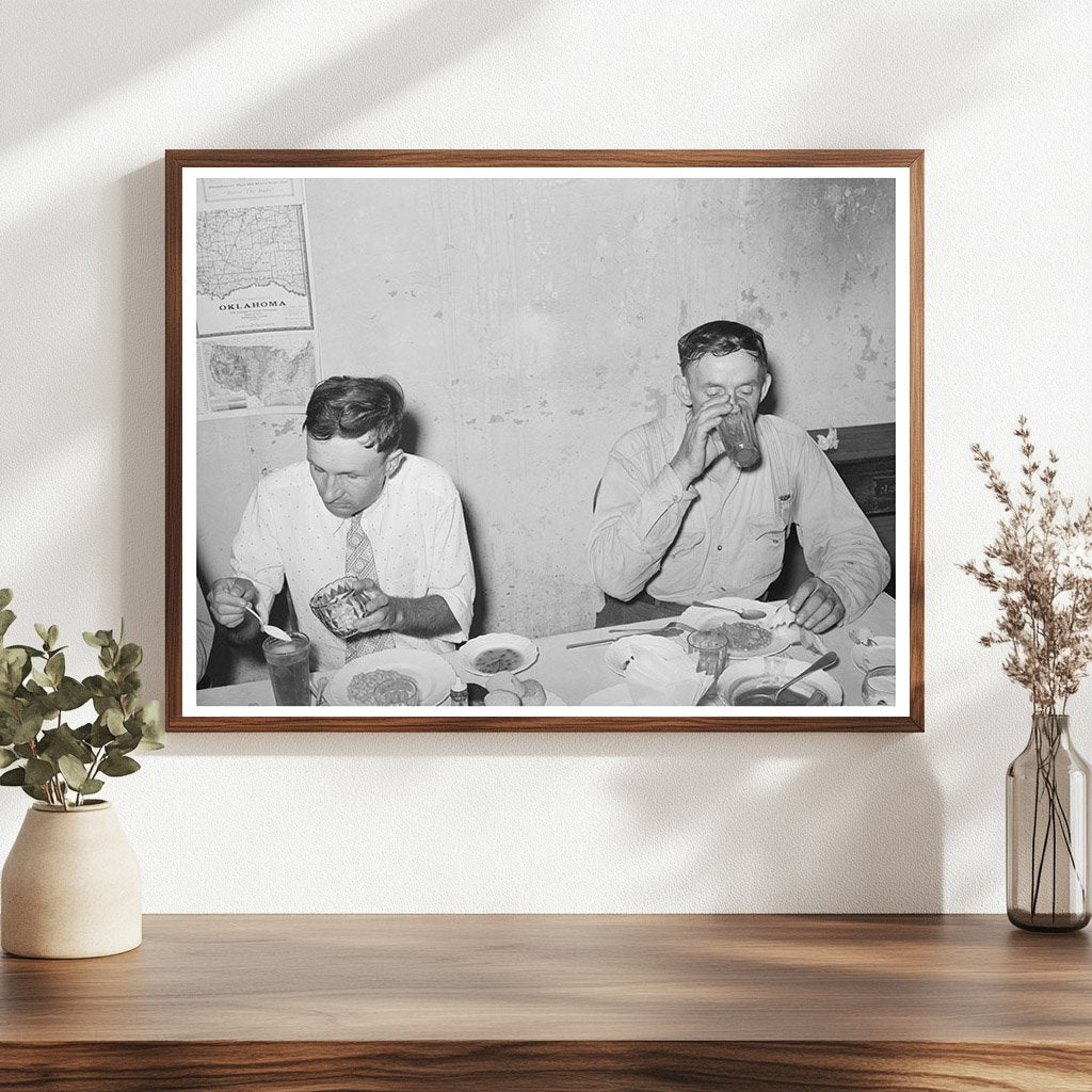 Vintage Dining in Muskogee Oklahoma July 1939