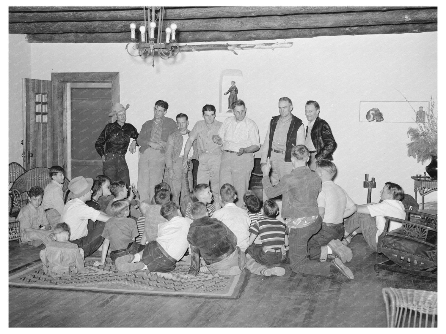 Boys Summer Camp in El Porvenir New Mexico July 1939