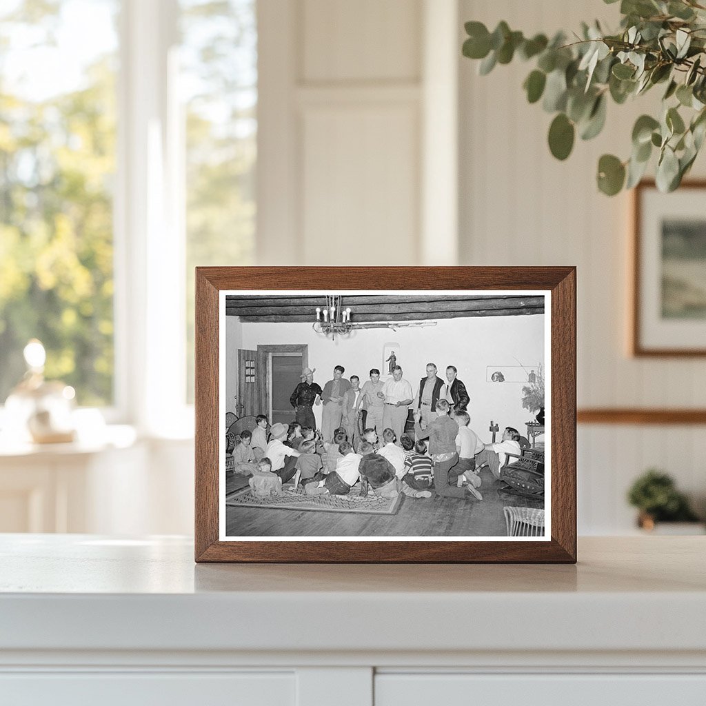 Boys Summer Camp in El Porvenir New Mexico July 1939