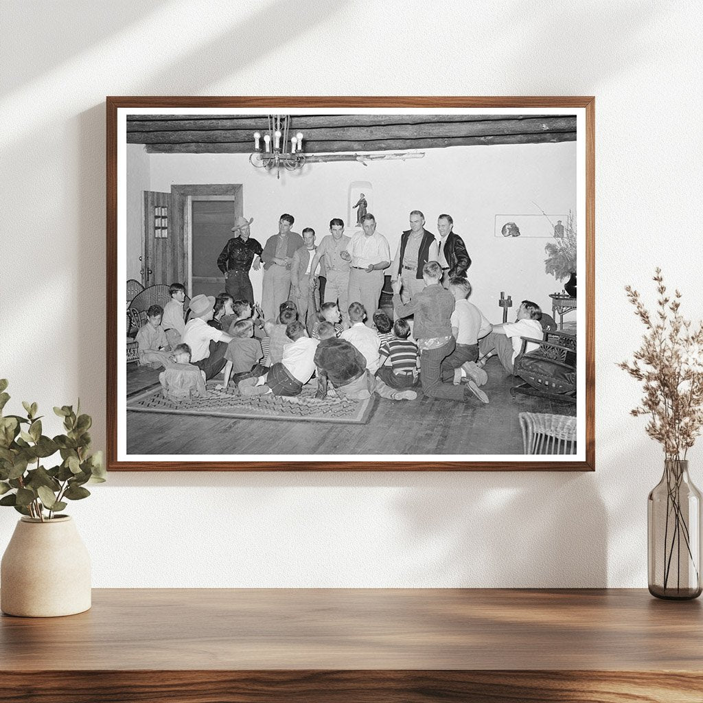 Boys Summer Camp in El Porvenir New Mexico July 1939