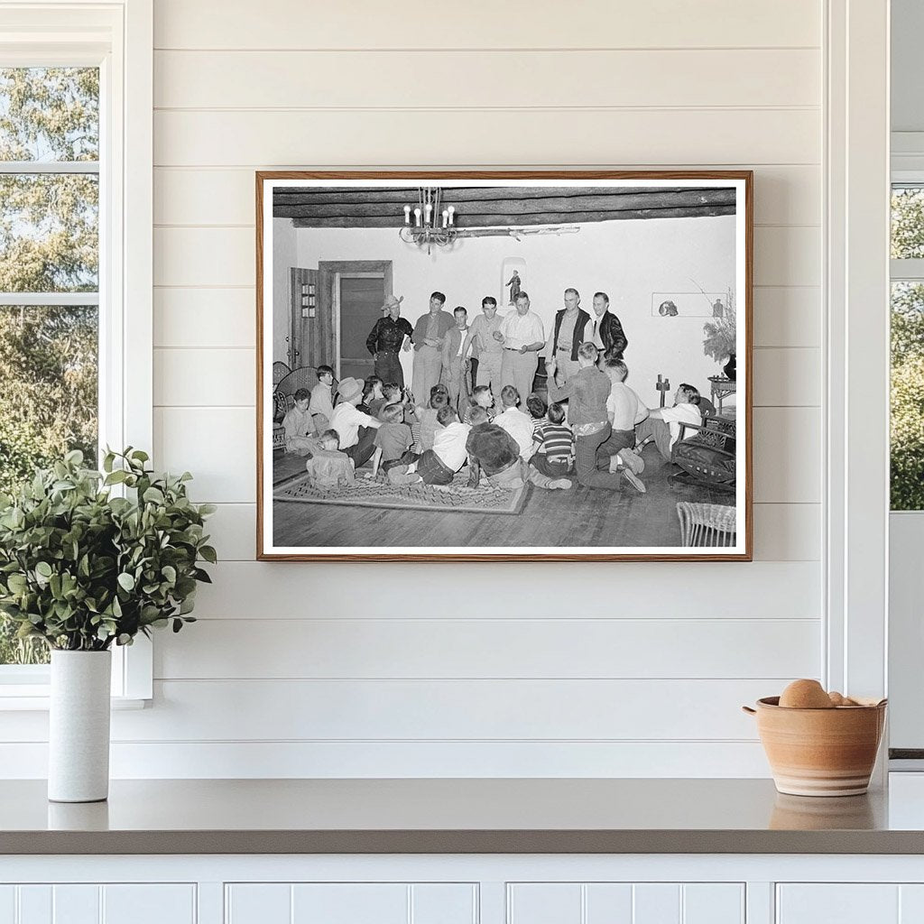 Boys Summer Camp in El Porvenir New Mexico July 1939