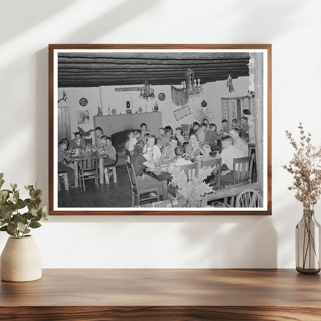 Boys Summer Camp Breakfast El Porvenir New Mexico 1939