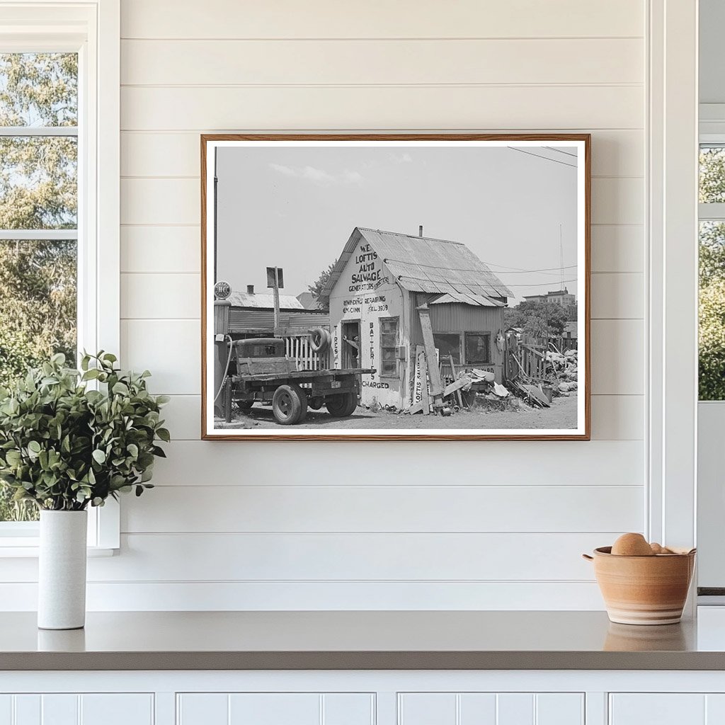 Muskogee Oklahoma Automobile Salvage Business July 1939