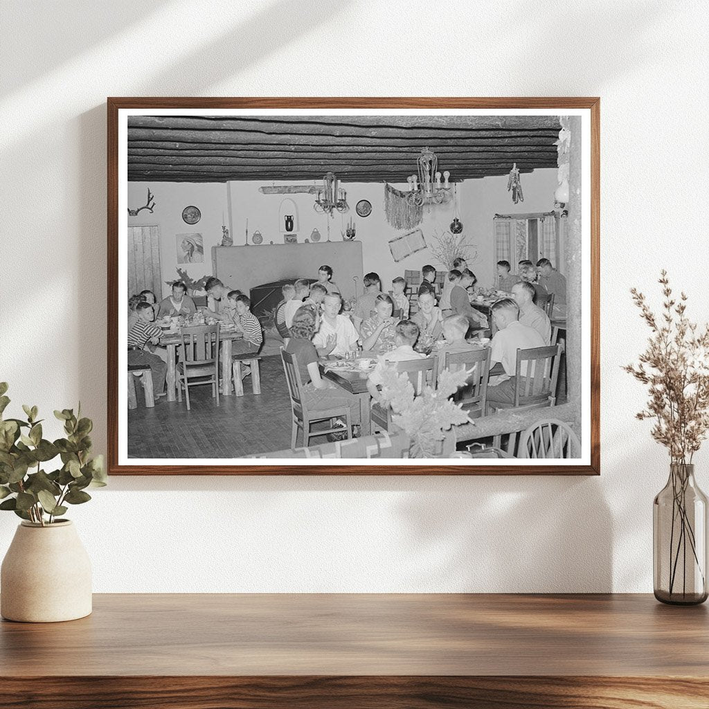 Boys Breakfast at Summer Camp El Porvenir 1939