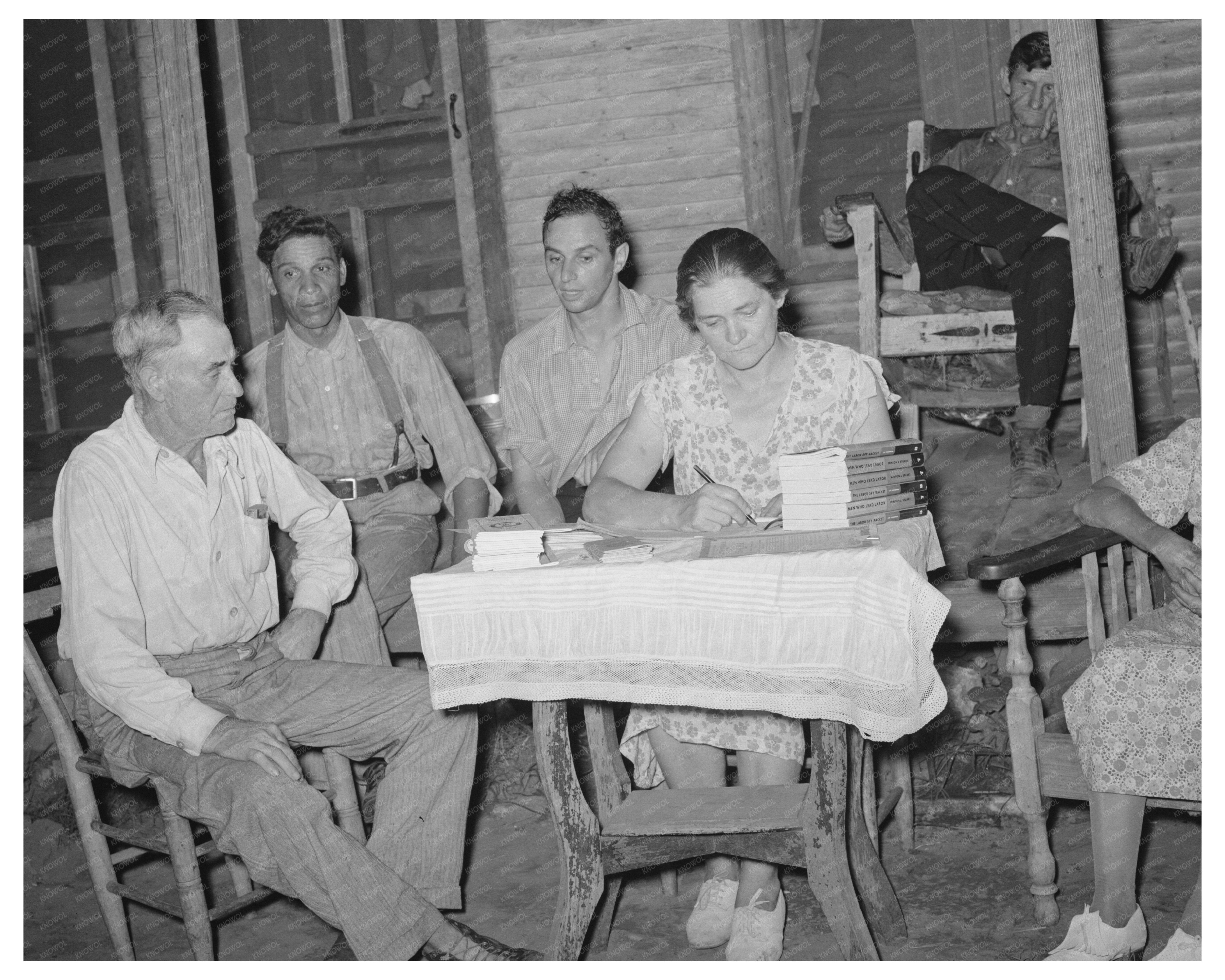 Workers Alliance Officers Muskogee Oklahoma July 1939
