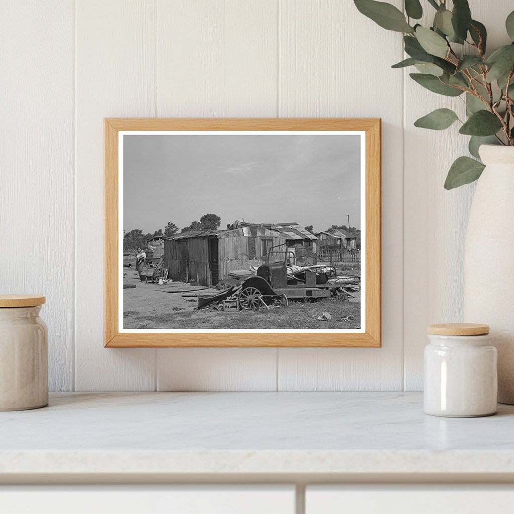 Oklahoma City Family Shack Home July 1939 Image