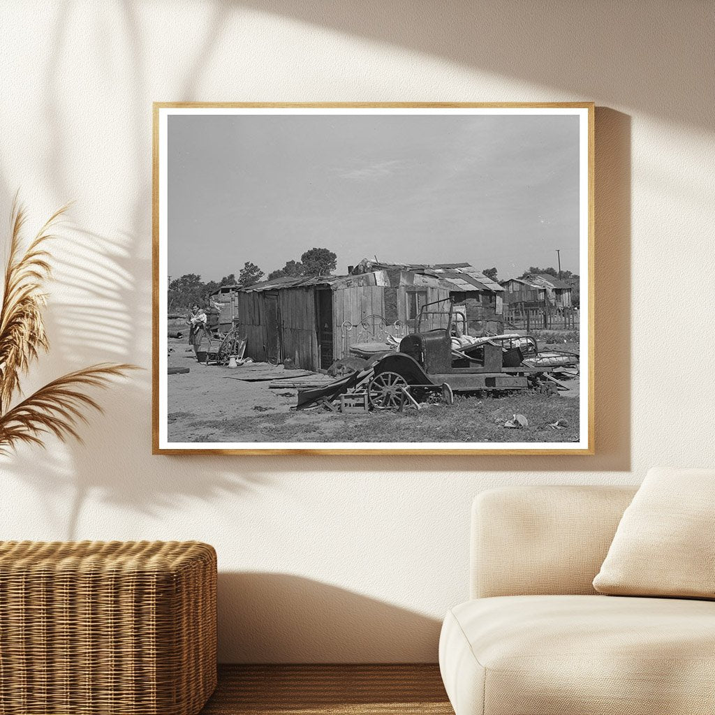 Oklahoma City Family Shack Home July 1939 Image