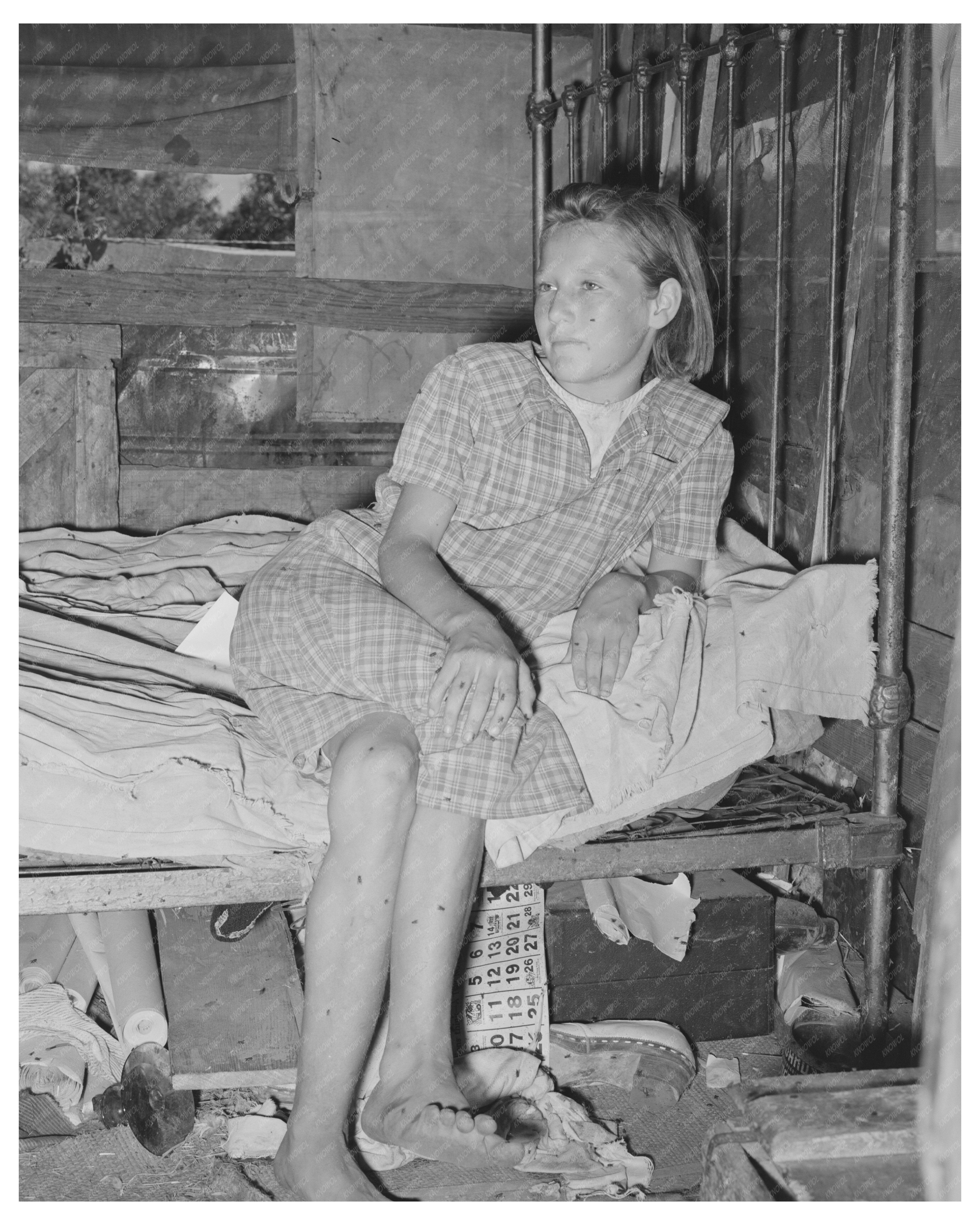 Mays Avenue Camp Girl July 1939 Oklahoma City