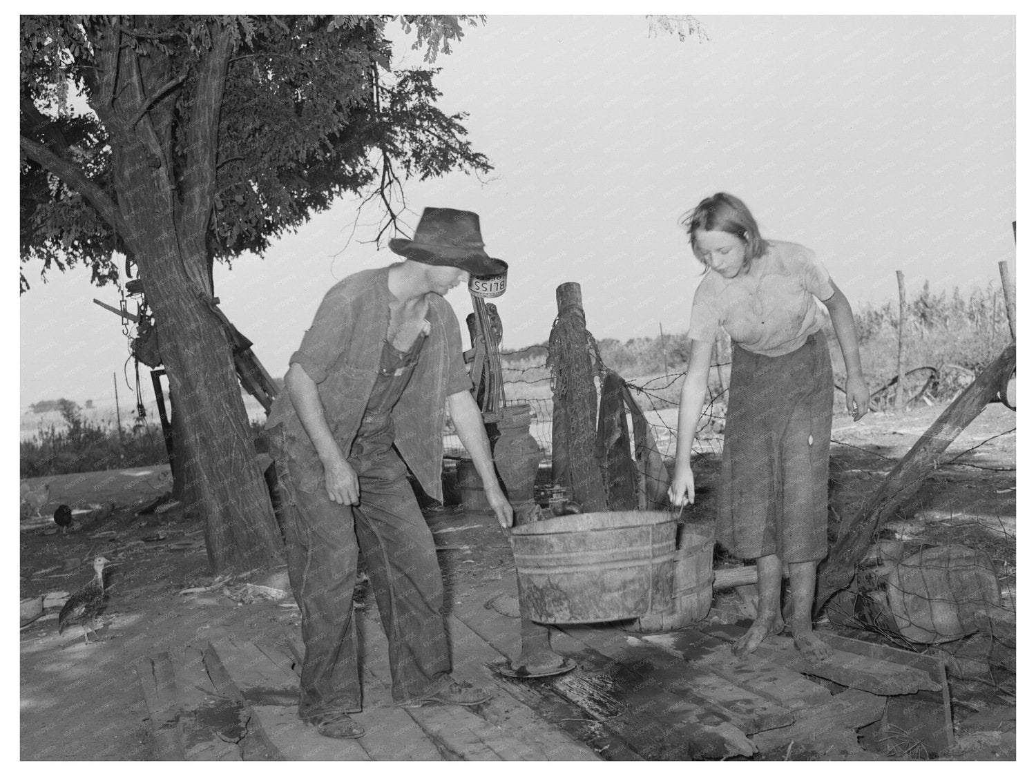 Muskogee Oklahoma Tenant Farmer Children July 1939