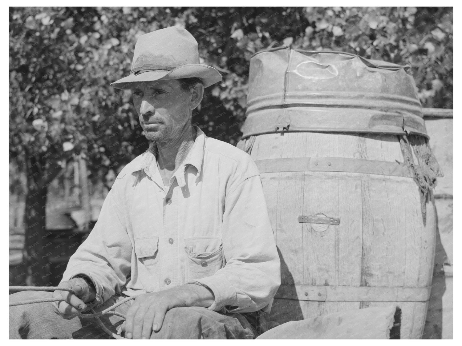 1939 Vintage Water Peddler in Oklahoma City Camp