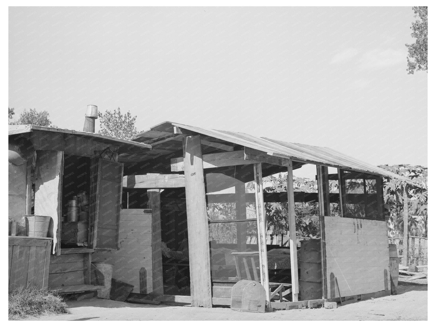 Oklahoma City Camp Shack July 1939 FSA/OWI Collection