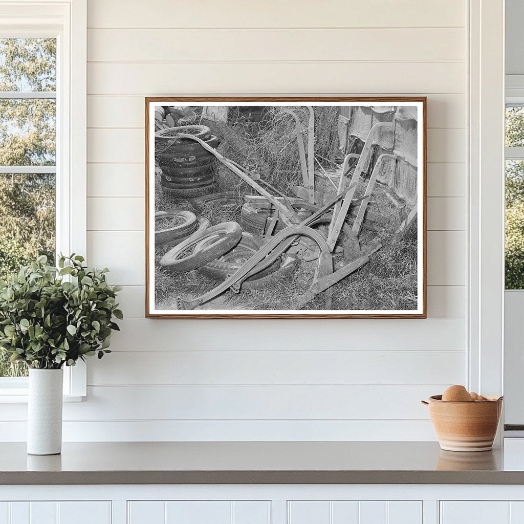 Vintage 1939 Oklahoma Community Camp Agricultural Tools