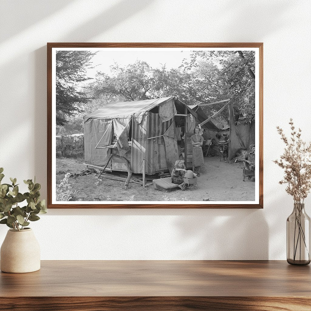Tent Home of Family in Oklahoma City 1939