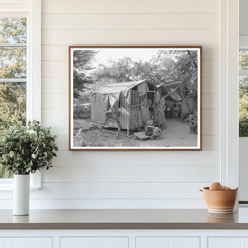 Tent Home of Family in Oklahoma City 1939
