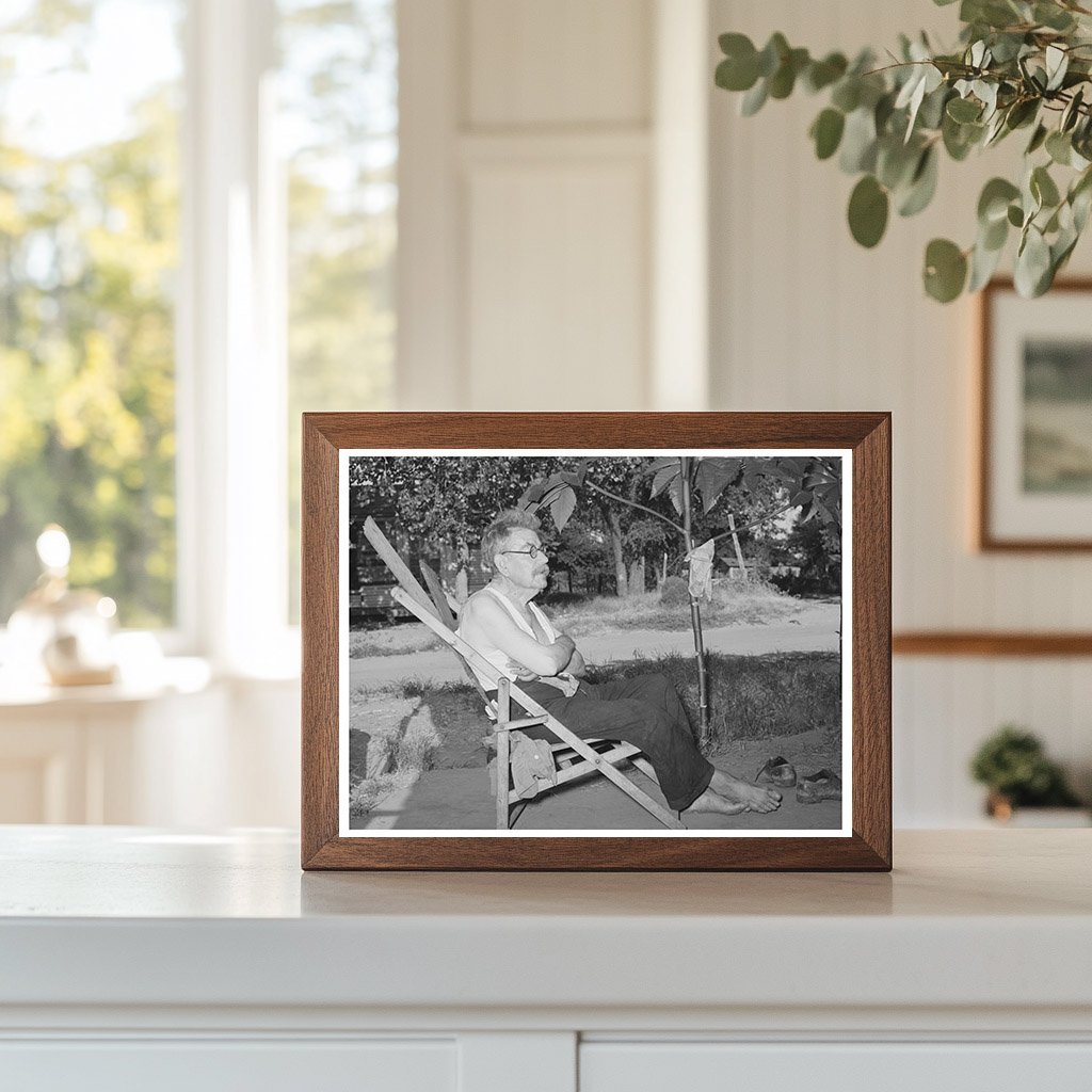German Man in Oklahoma Community Camp July 1939