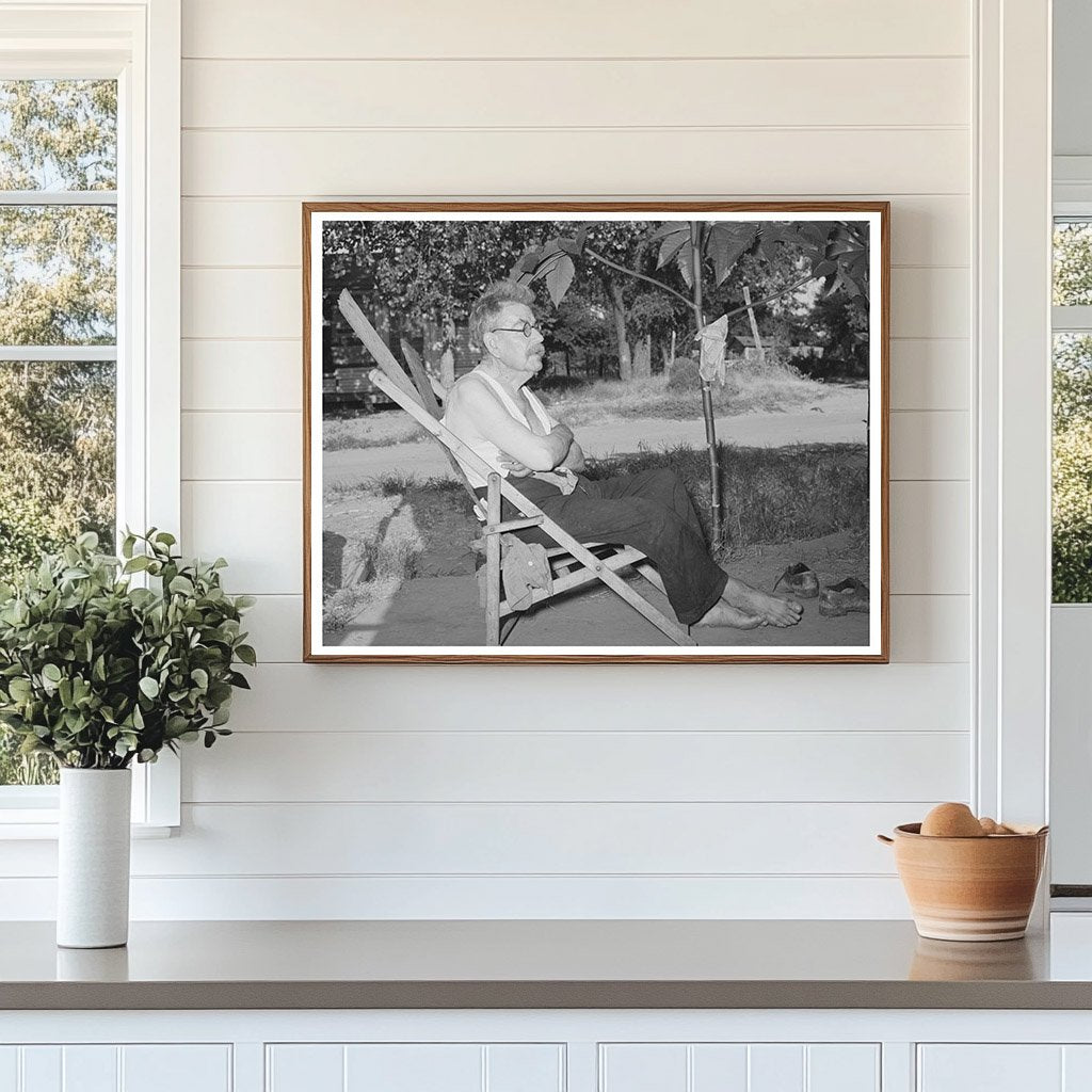 German Man in Oklahoma Community Camp July 1939