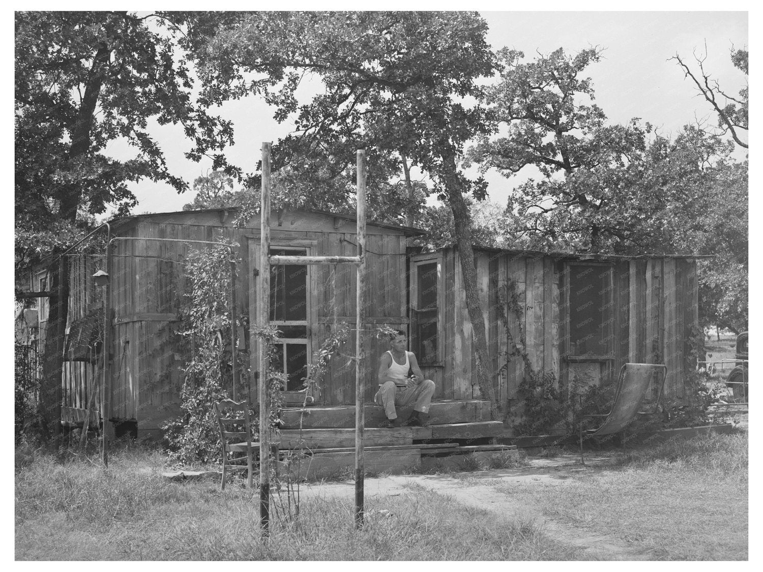 Oil Field Truck Driver Home Seminole Oklahoma 1939