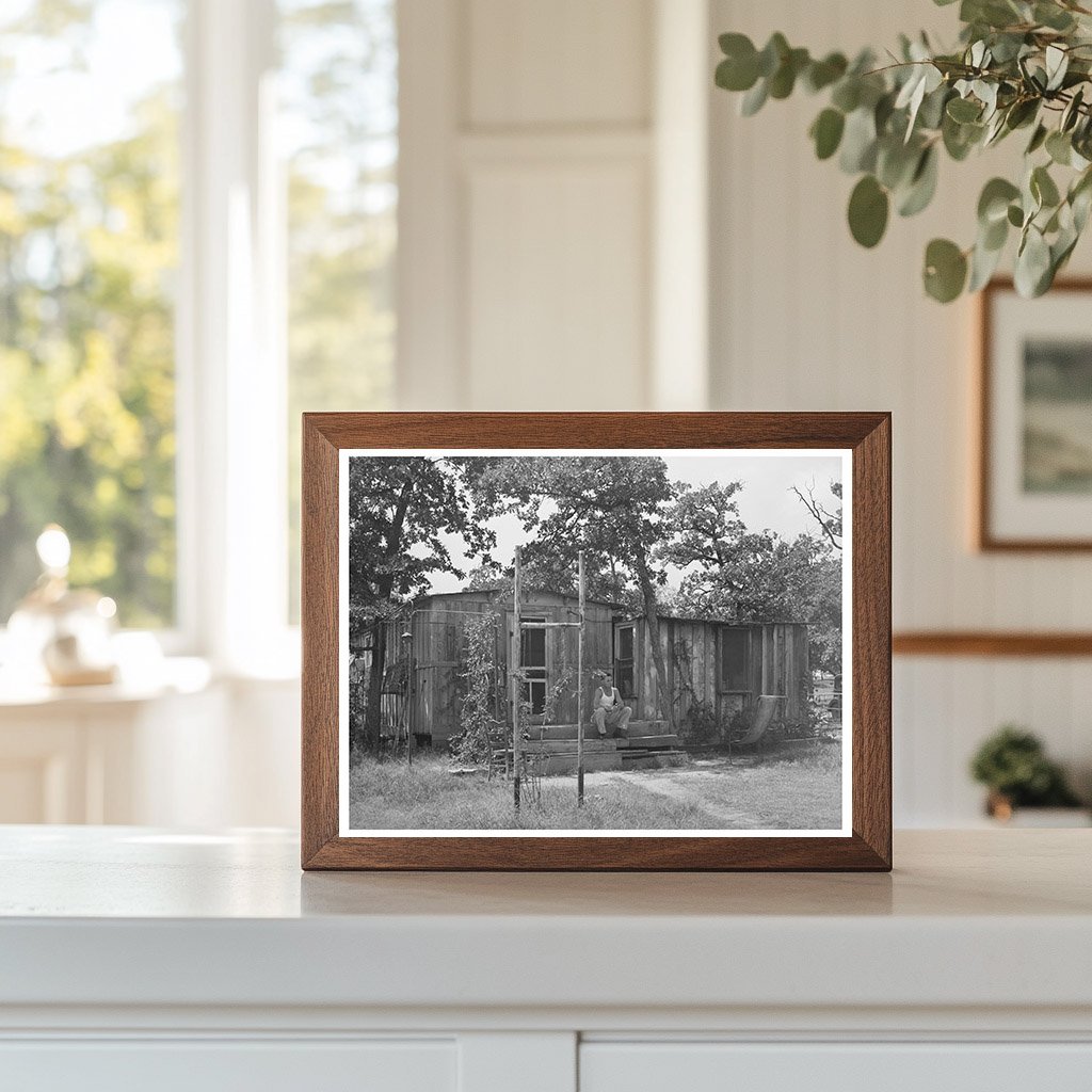 Oil Field Truck Driver Home Seminole Oklahoma 1939