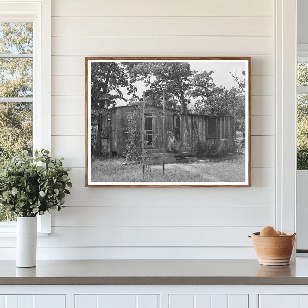 Oil Field Truck Driver Home Seminole Oklahoma 1939