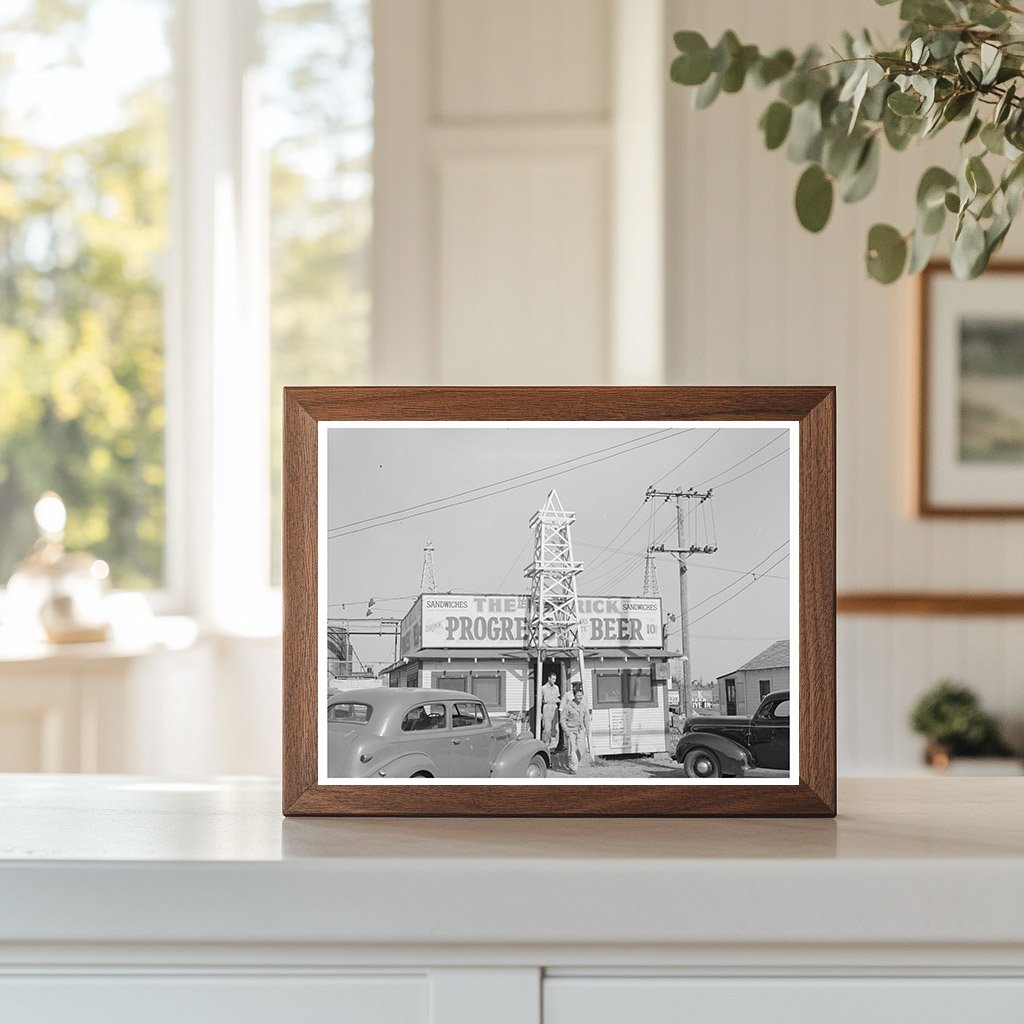 Roadside Stand The Derrick Oklahoma City Oil Field 1939