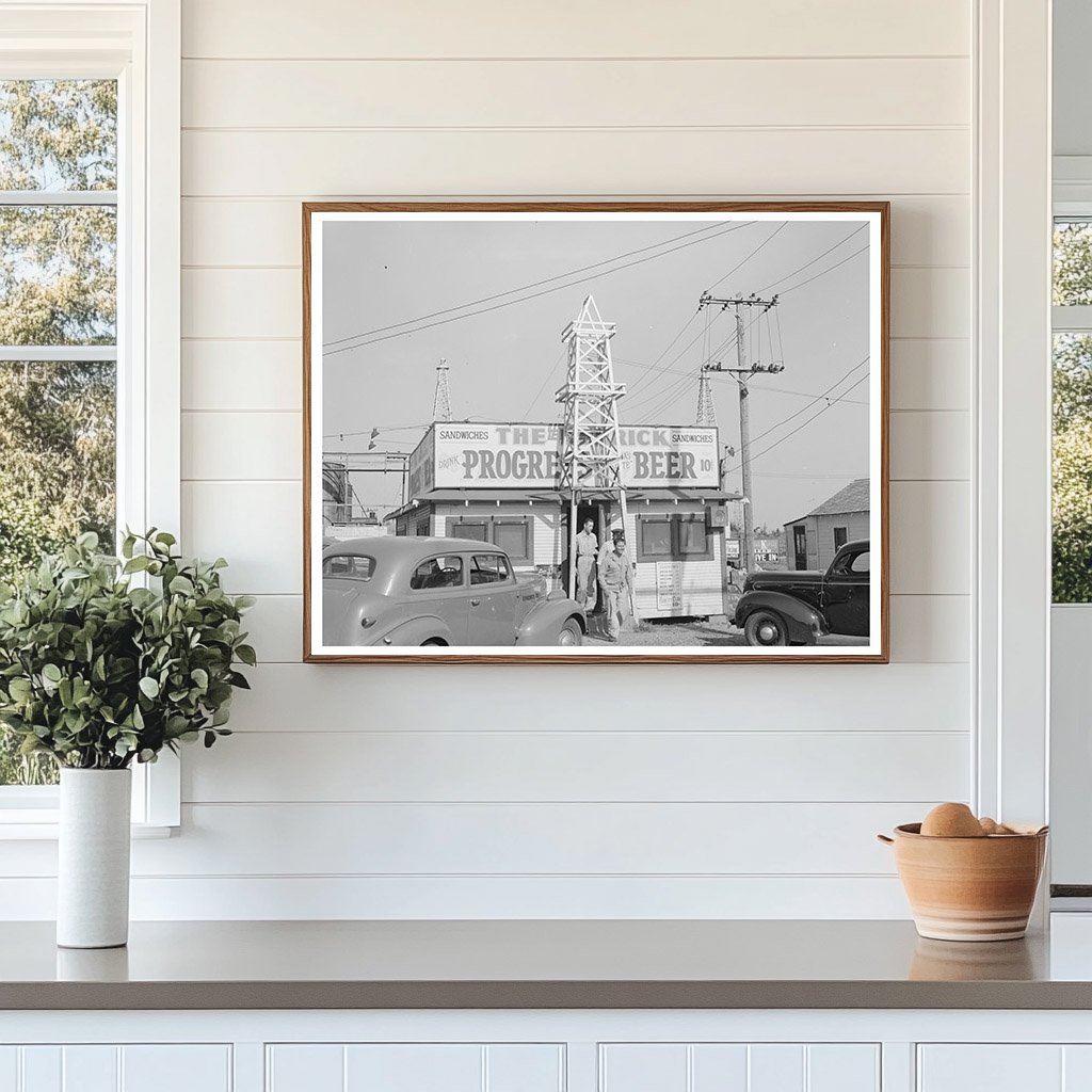 Roadside Stand The Derrick Oklahoma City Oil Field 1939