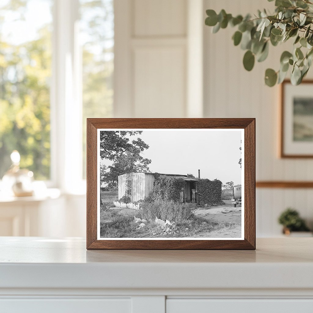Vintage Home of Unemployed Oil Worker Seminole Oklahoma 1939