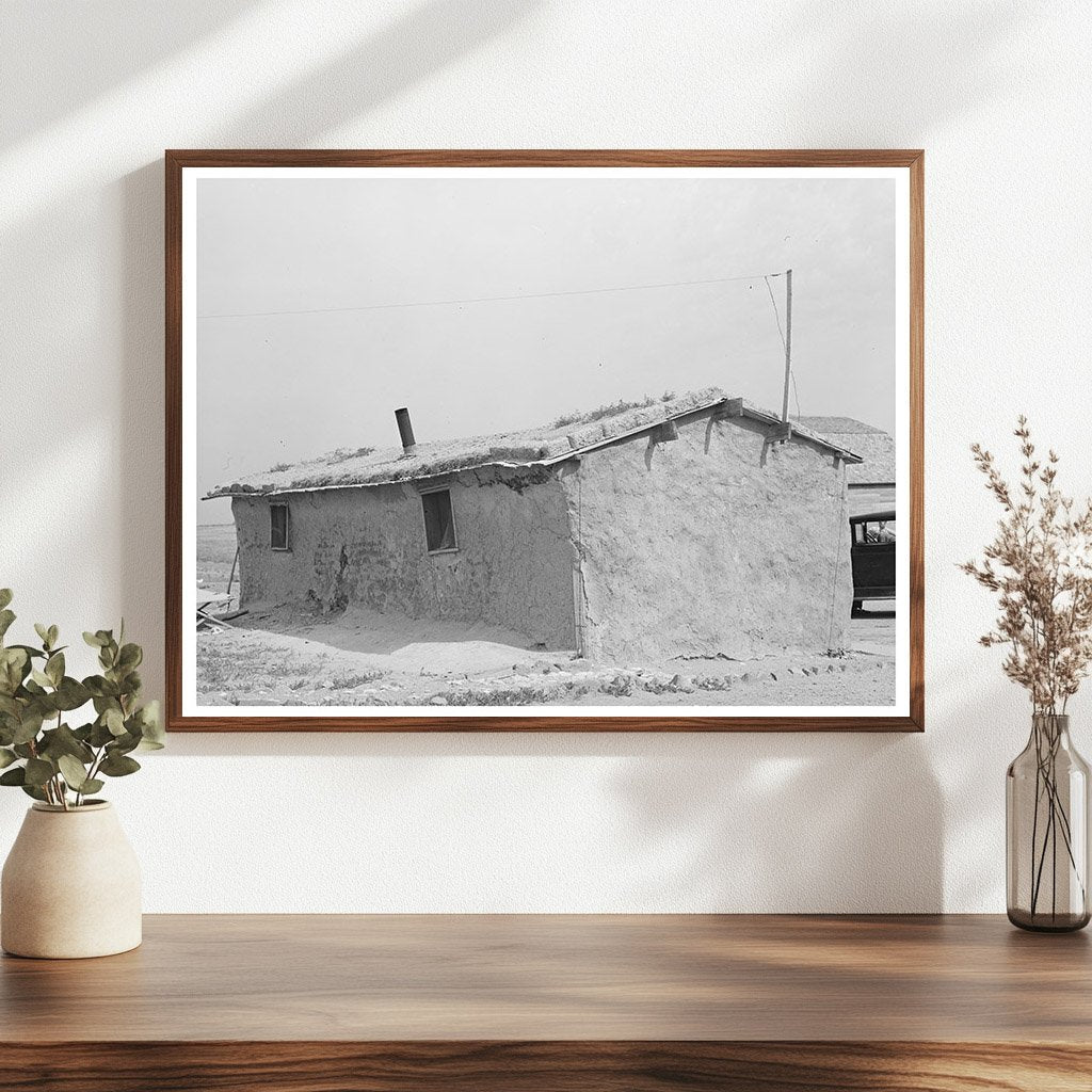 Sod House in Sheridan County Kansas 1939