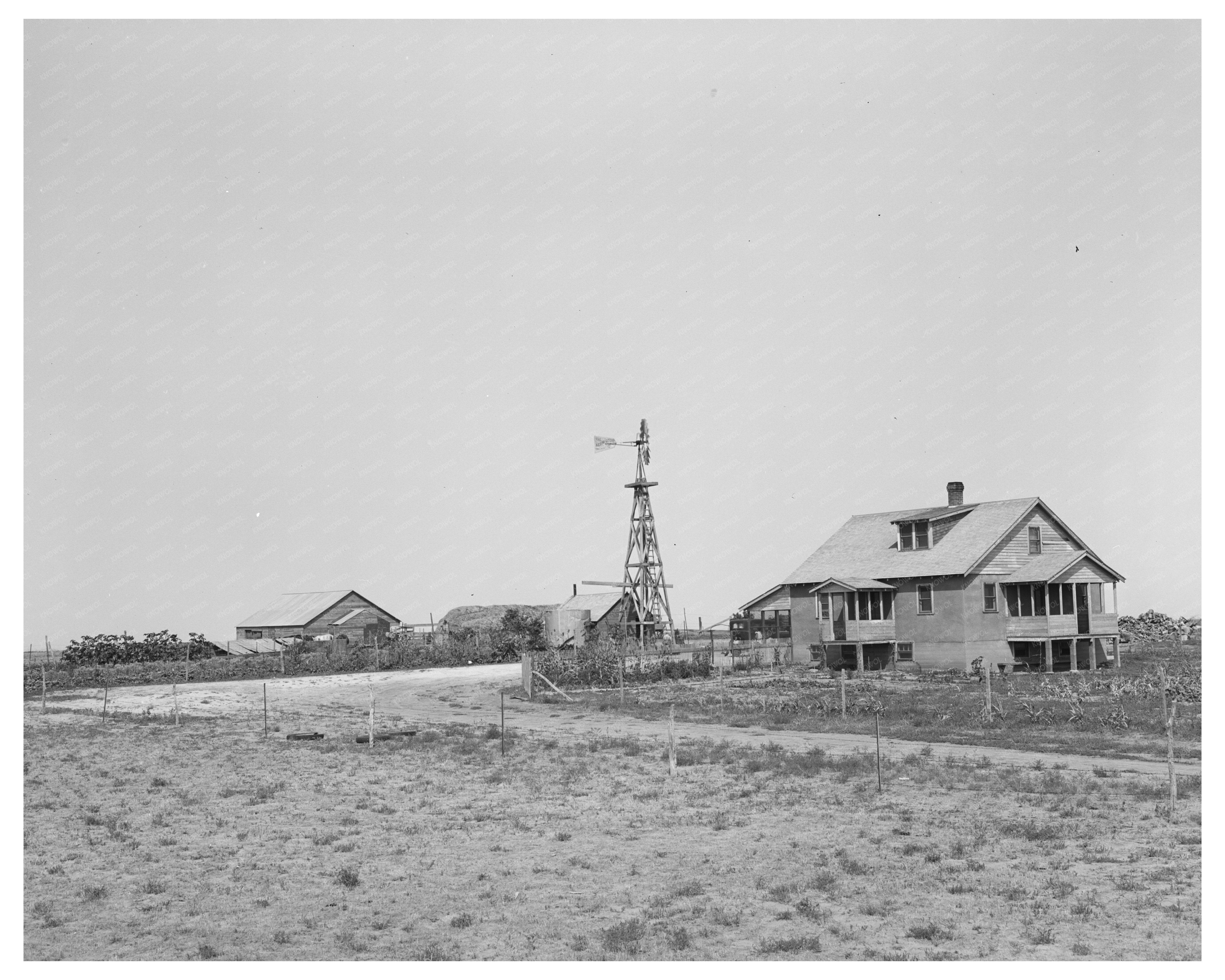 Farmstead of William Rall Kansas August 1939