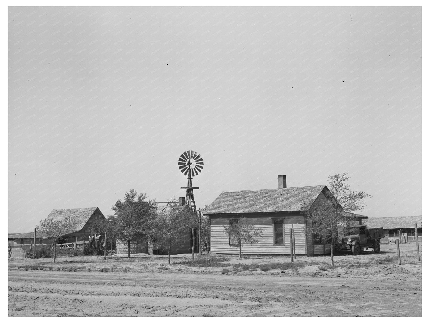 Farmstead in Gray County Kansas August 1939