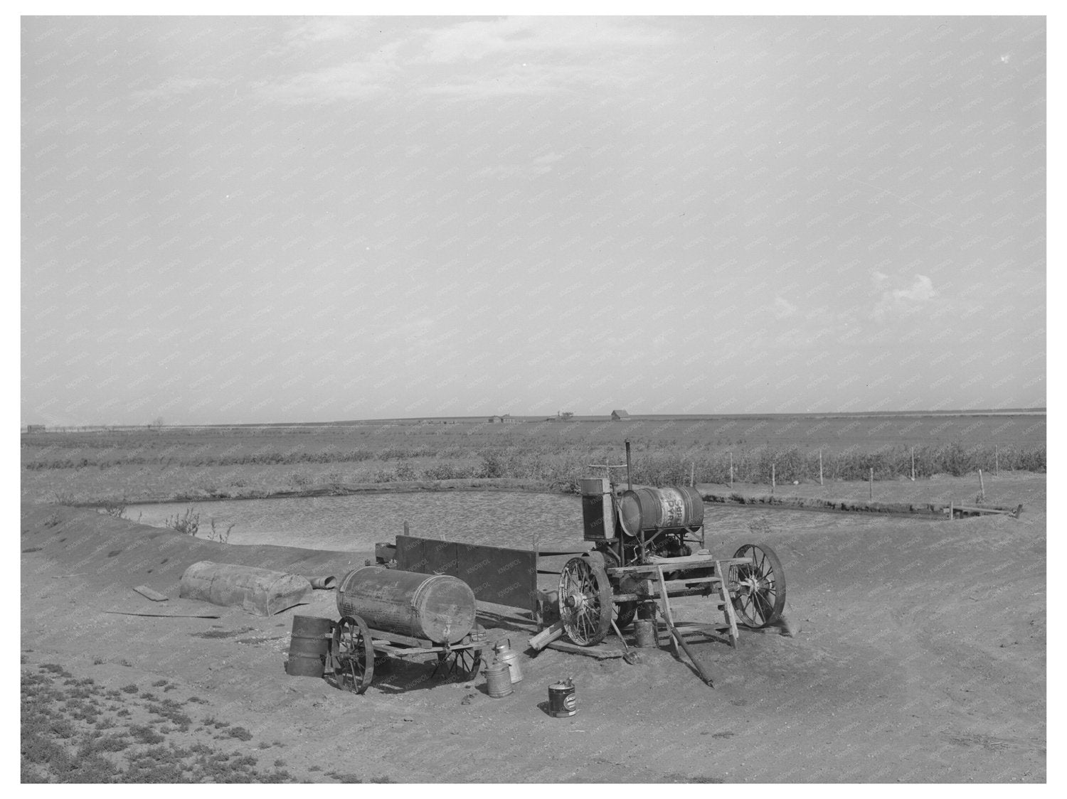 Davidson Farm Irrigation System Cimarron Kansas 1939