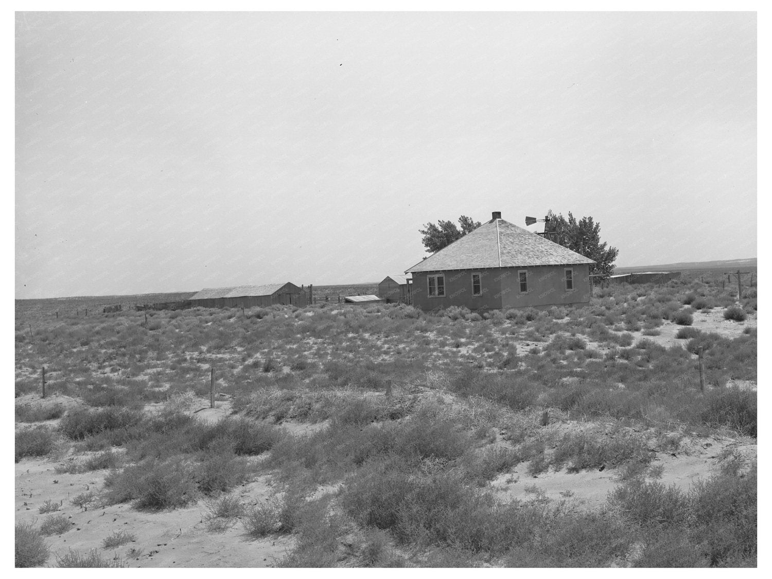 Abandoned Farm in Syracuse Kansas September 1939