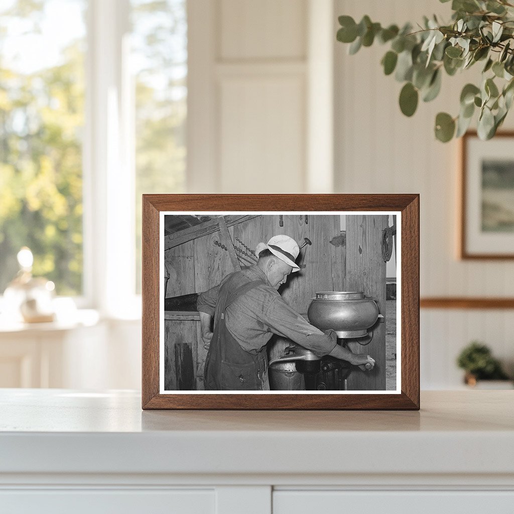 Milk Separator Operation in Baca County Colorado 1939
