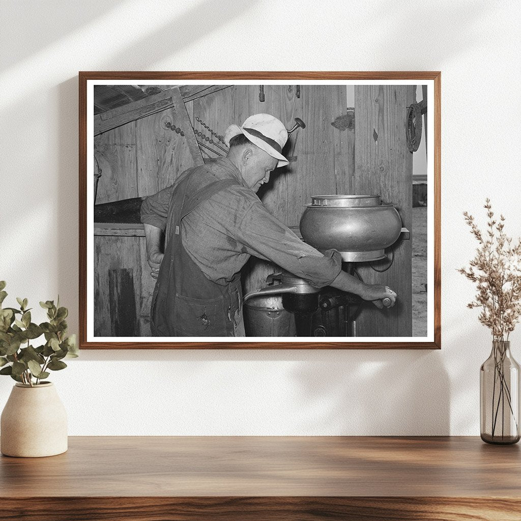 Milk Separator Operation in Baca County Colorado 1939