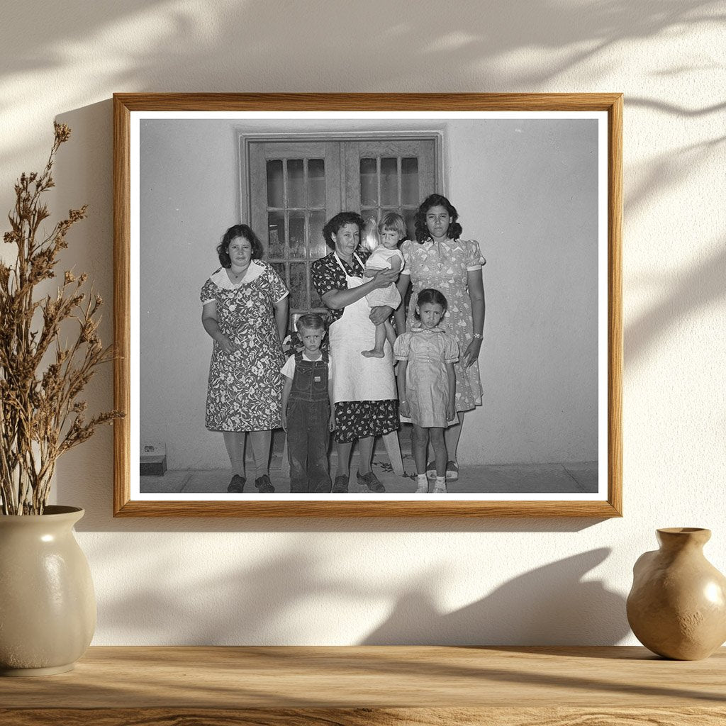 Spanish-American Family in Taos New Mexico 1939